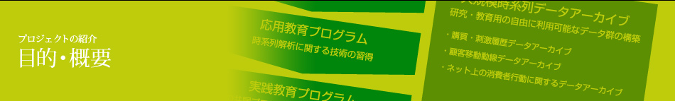 プロジェクトの紹介 目的・概要